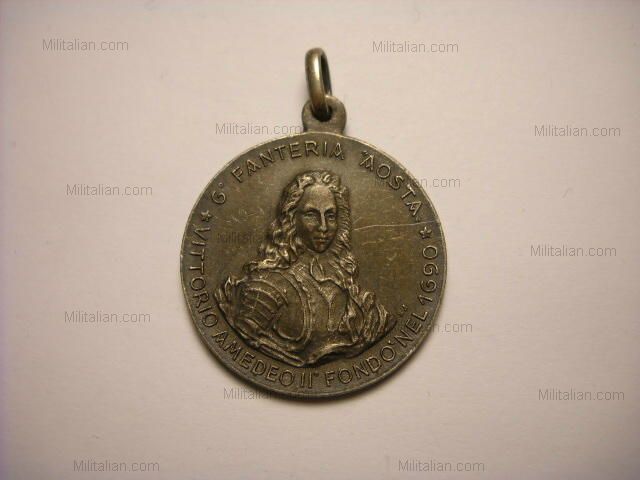 Medaglia 6° Reggimento Fanteria Aosta Militalian